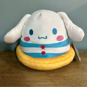 Squishmallows Original Sanrio 8 inch Cinnamoroll Pool Party